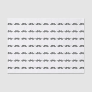 Black Moustache Tissue Paper