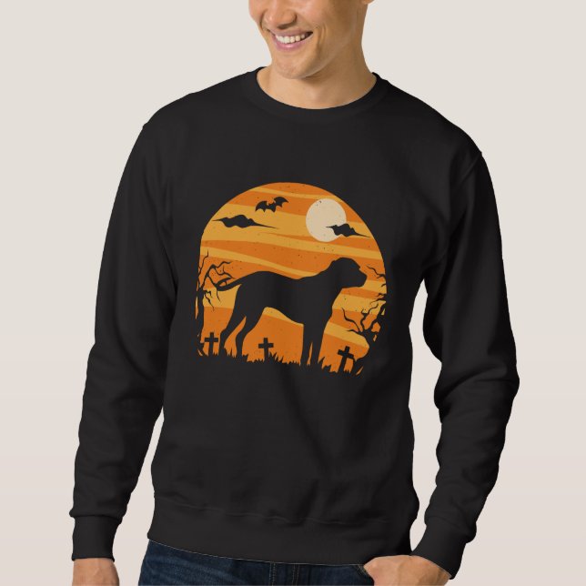 Black Mouth Cur Halloween  Costume   Mom Dad Sweatshirt (Front)