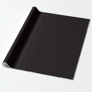 Black & Multi Mini Polka Dots 02 Wrapping Paper