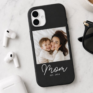 Black Mum Established Script Photo iPhone 16 Case