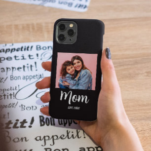 Black Mum Established Script Photo  iPhone 16 Case
