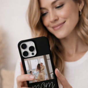 Black Mum Established Script Photo Case-Mate  iPhone 16 Pro Max Case