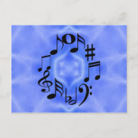 Black Music Note Keys