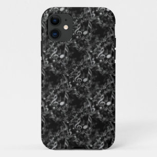black music notes iphone case cover