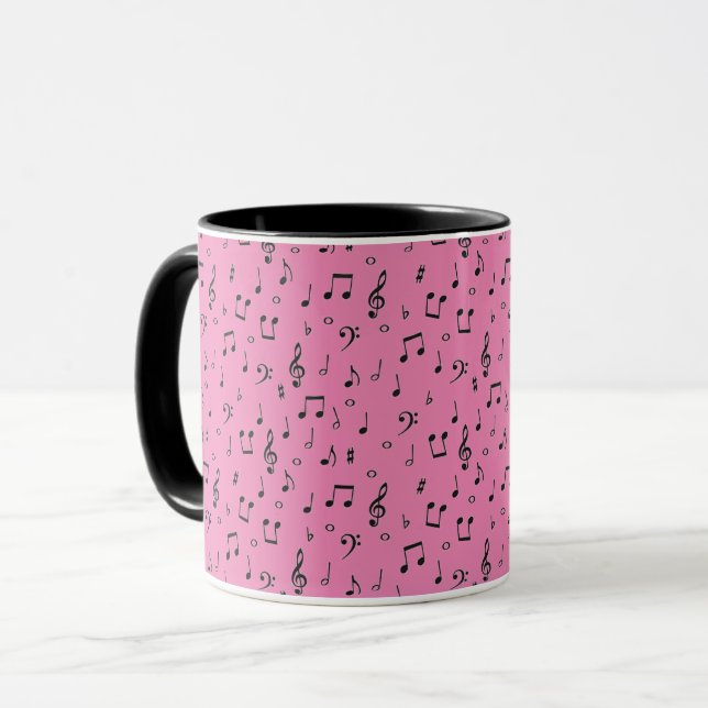 Black Musical  Mug (Front Left)