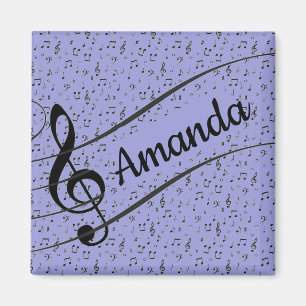 Black Musical personalised Magnet