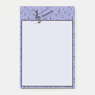 Black Musical personalised   Post-it Notes