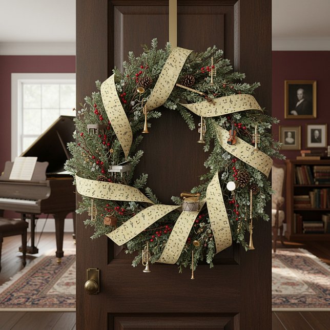 Black Musical  Satin Ribbon (Creator Uploaded)