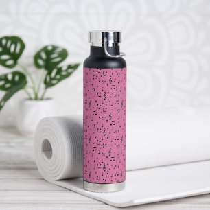 Black Musical Water Bottle