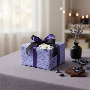 Black Musical Wrapping Paper