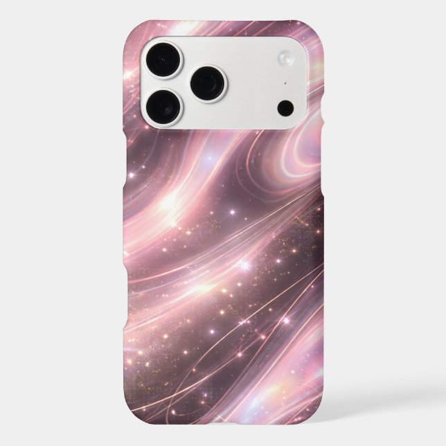 Black & muted blush space patterns AI art  (Back)