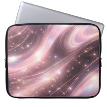 Black & muted blush space patterns AI art