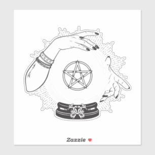 Black Mystic Fortune Teller Mystical Crystal Party