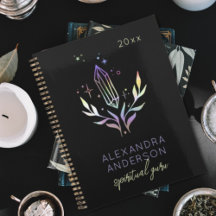 Black Mystical Holographic Spiritual Crystals