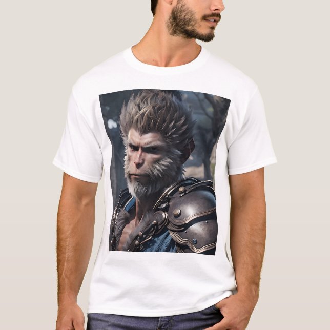 Black Myth wukong mythical hero T-Shirt (Front)