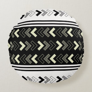 Black N White-Arrow Designed Throw Pillow