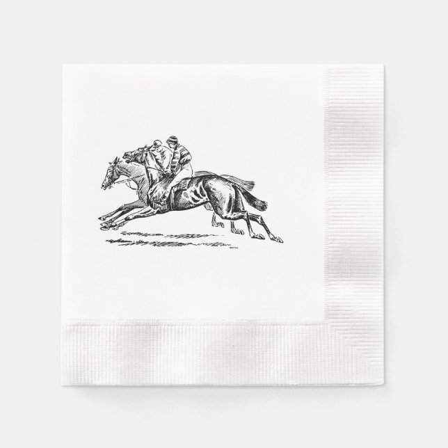 BLACK n WHITE PAPER NAPKIN (Front)