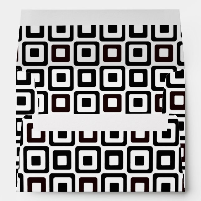 Black-n-White Squares Envelopes (Back (Bottom))
