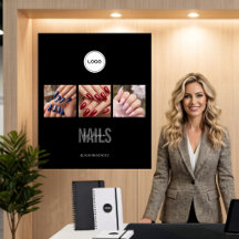 Black Nails Studio Photo Collage Trade Show