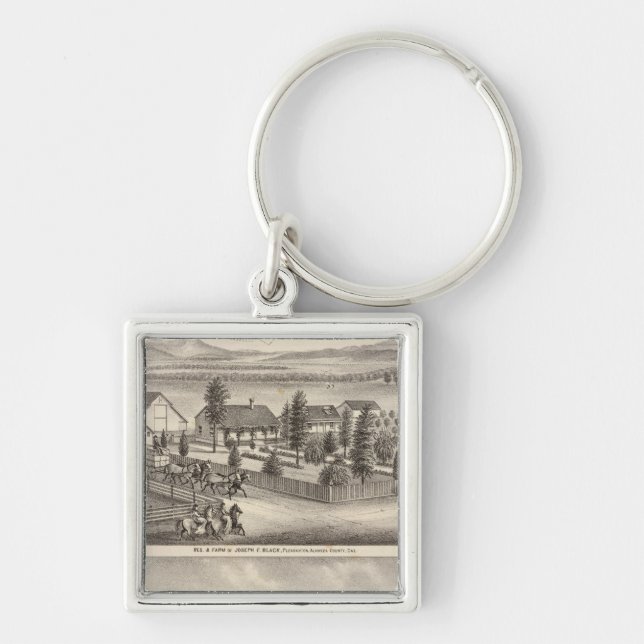 Black, Neal residences, properties Key Ring (Front)