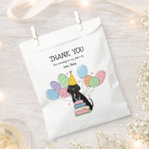 Black Neapolitan Mastiff Dog Favour Bag