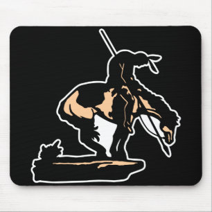 Black New End Of Trail Mouse Pad