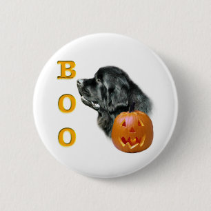 Black Newfoundland Boo - Button