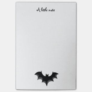 black night bat post-it notes