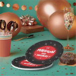 Black Ninja Birthday Party Paper Plates<br><div class="desc">Black Ninja Birthday Party Paper Plates
Made by by Goldensoemaparty</div>