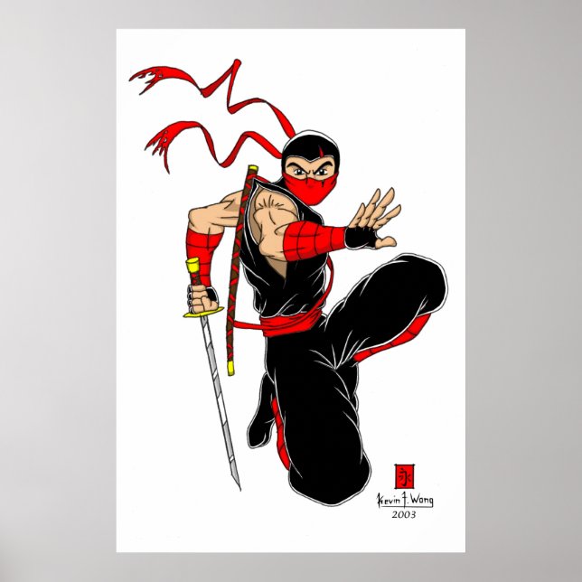 Black Ninja Poster (Front)