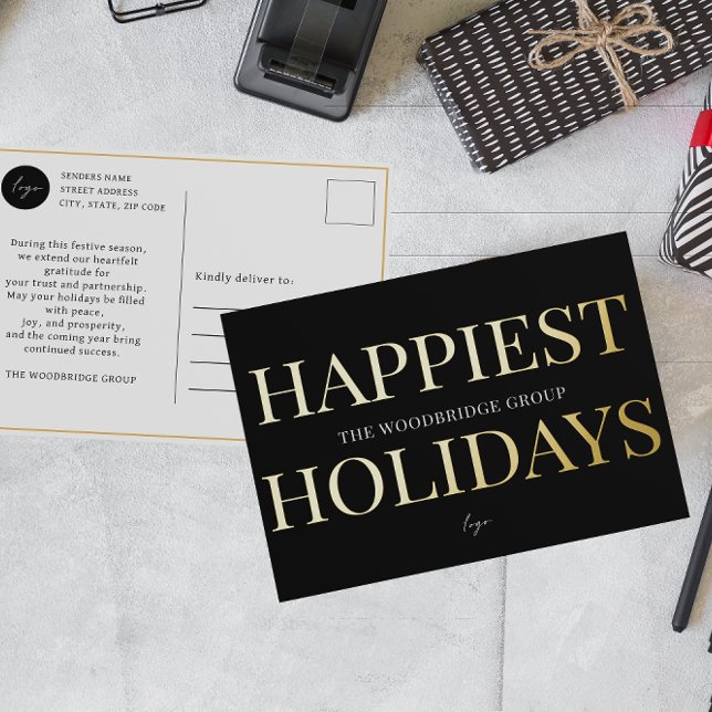 BLACK Non-Photo Business Corporate LOGO HOLIDAY (Creator Uploaded)