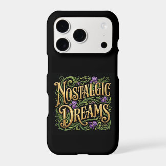 Black Nostalgic Dreams iPhone Case