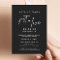 Black Nothing Fancy Just Love Elopement Reception