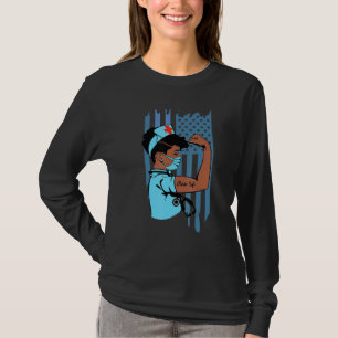 Black Nurse Black Girl Magic Arican American Nurse T-Shirt
