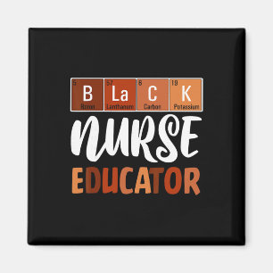 Black Nurse Educator Melanin African American Hist Magnet