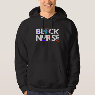 Black Nurse Melanin Male Nurses Women Brown Skin M Hoodie