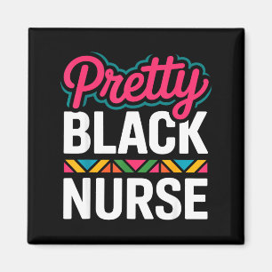 Black Nurse Melanin Woman Black History Month Nurs Magnet