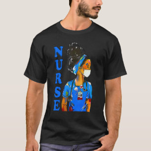 Black Nurse Nursing Magic T-Shirt