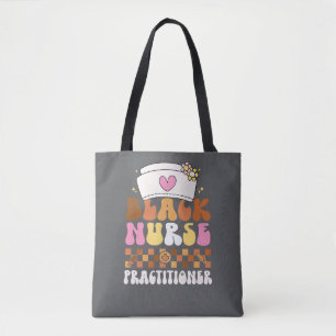 Black Nurse Practitioner Tote Bag