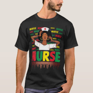 Black Nurse Sophisticated And Gorgeous Melanin His T-Shirt