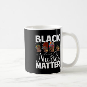 Black Nurses Problem - African American Afro Nurse Coffee Mug