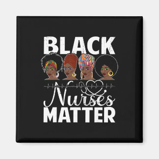 Black Nurses Problem - African American Afro Nurse Magnet