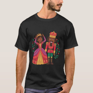 Black Nutcracker Sugar Plum Fairy Kwanzaa African T-Shirt