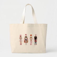 Black Nutcracker Tote Bag