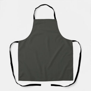 Black olive (solid colour)  apron