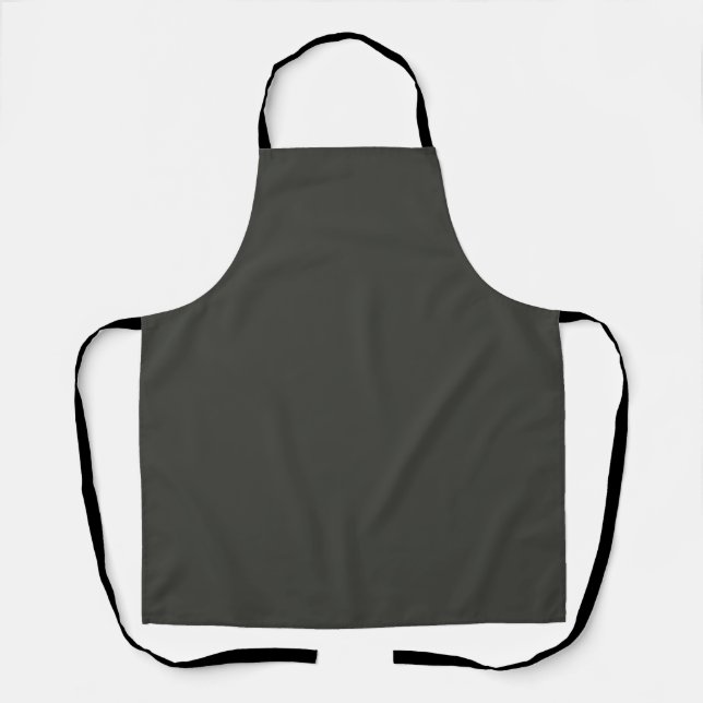 Black olive (solid colour)  apron (Front)
