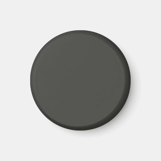 Black olive (solid colour)  magnet (Front)