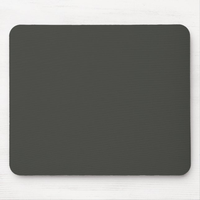 Black olive (solid colour)  mouse pad (Front)