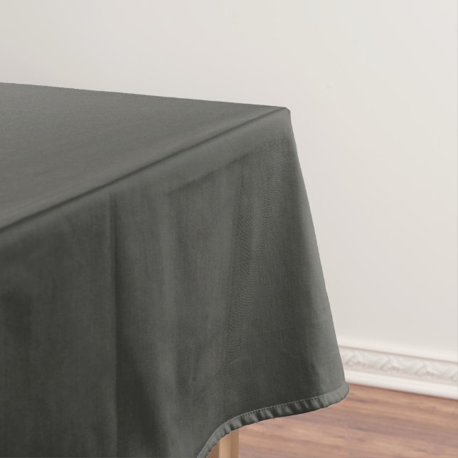Black olive (solid colour)  tablecloth (In Situ)