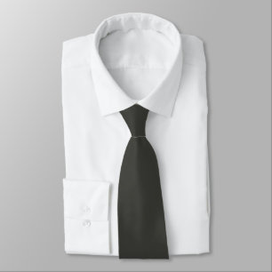 Black olive (solid colour) tie